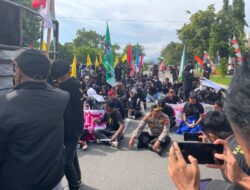 Humanis, Kapolres Pohuwato Ikut Berjalan Kaki Bersama Demonstran