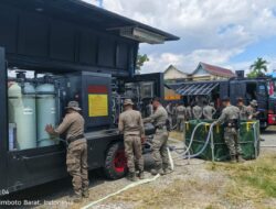 Brimob Gorontalo Simulasikan Water Treatment Hadapi Krisis Air Saat Bencana
