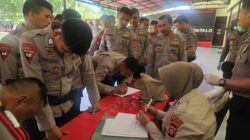 Tes Urine Serentak, Satbrimob Polda Gorontalo Diperiksa