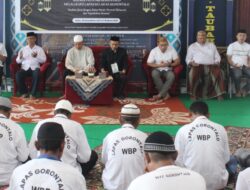Baznas Kota Santuni 57 Warga Binaan Lapas Gorontalo dengan Zakat Fitrah