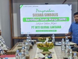 BJA Group Tunaikan Komitmen Sertifikasi Tanah, Tuai Apresiasi Warga